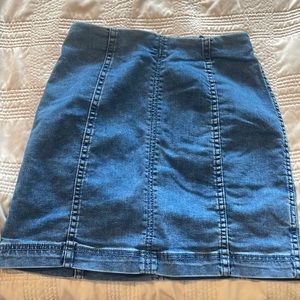 Free People Denim Mini Skirt- SIZE 4